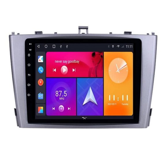 Torovo Android Car Stereo for TOYOTA AVENSIS 2010 2011 2012 2 Din Radio GPS Navigation IPS Touch Screen Multimedia Player Support 4G Carplay SWC Wifi Mirror Link DSP BT(Size:4 core wifi 1G+16G)