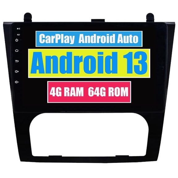 Torovo Car Stereo CarPlay Head Unit for Nissan Altima Teana 2008 2009 2010 2011 2012 Android Auto Touch Screen Sat Navi Bluetooth WiFi Radio Player (For automatic air-conditioner)