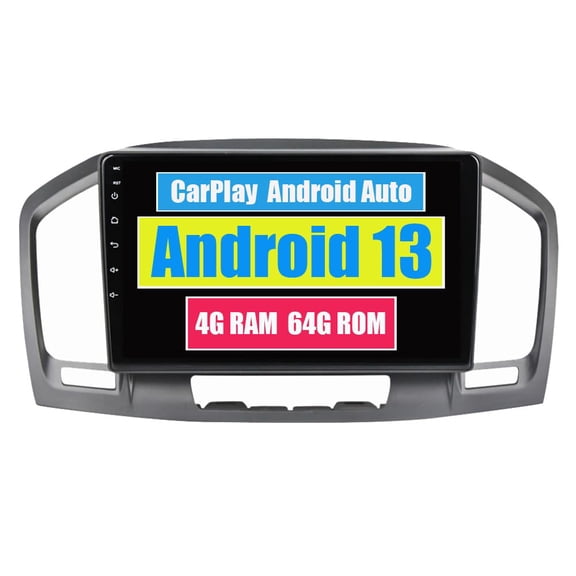 Torovo Car Stereo CarPlay Head Unit for Opel Vauxhall Insignia 1 for Buick Regal 2009-2013 Android Auto Touch Screen Sat Navi Bluetooth WiFi Radio Player