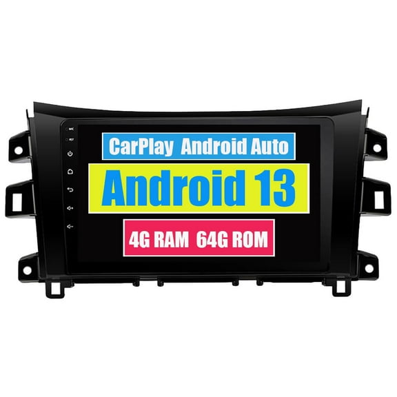 Torovo Car Stereo CarPlay Head Unit for Nissan Navara Frontier NP300 2011-2018 Android Auto Touch Screen Sat Navi Bluetooth WiFi Radio Player