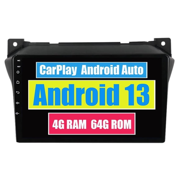 Torovo Car Stereo CarPlay Head Unit for Suzuki Alto 2009-2016 Android Auto Touch Screen Sat Navi Bluetooth WiFi Radio Player