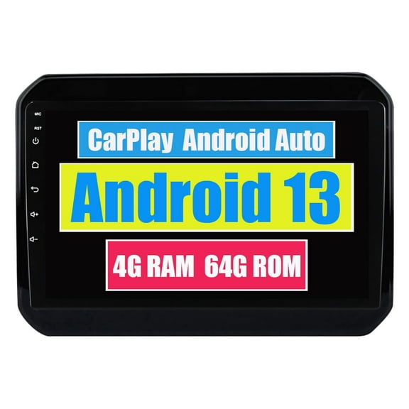 Torovo Car Stereo CarPlay Head Unit for Suzuki Ignis 2016 2017 2018 2019 2020 Android Auto Touch Screen Sat Navi Bluetooth WiFi Radio Player