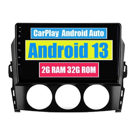 Torovo Car Stereo Radio for Mazda MX-5 MX5 MX 5 NC Miata 2005-2015 with CarPlay Android Auto Multimedia Player GPS Navigation Touch Screen Bluetooth WiFi