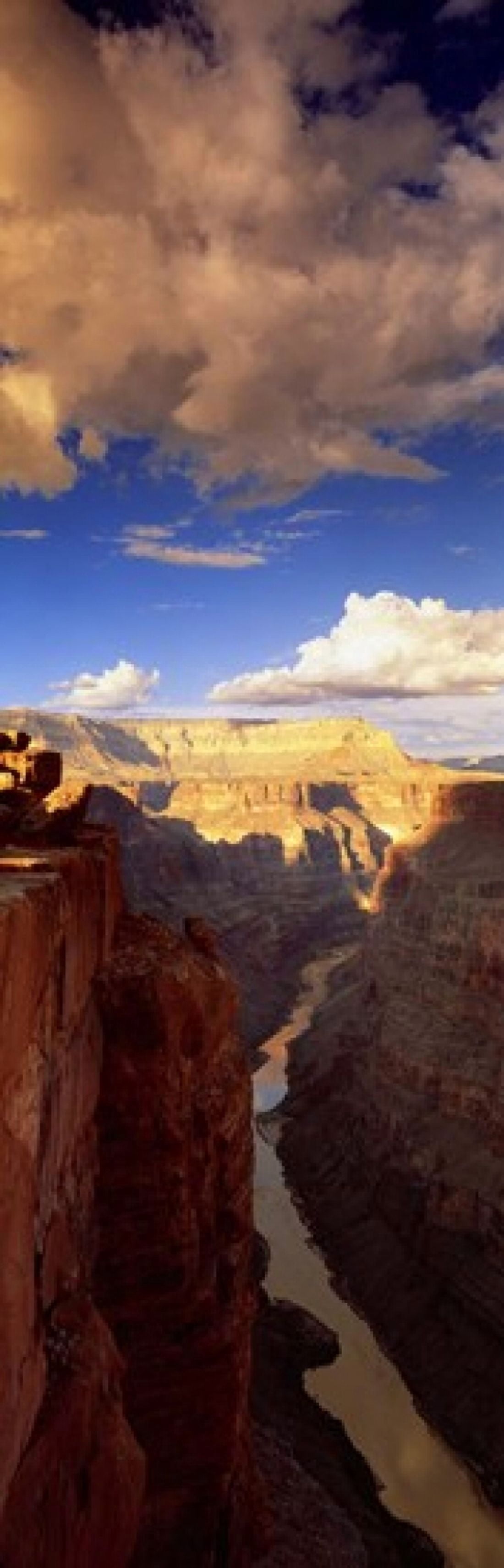 Toroweap Point Grand Canyon Arizona USA Canvas Art - Panoramic Images (18 x 6)