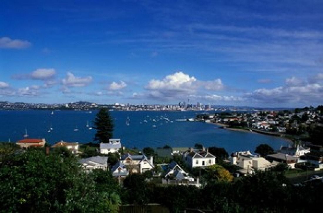 Torpedo Bay Auckland North Island New Zealand Oceania Canvas Art - Bill Bachmann DanitaDelimont (27 x 18)