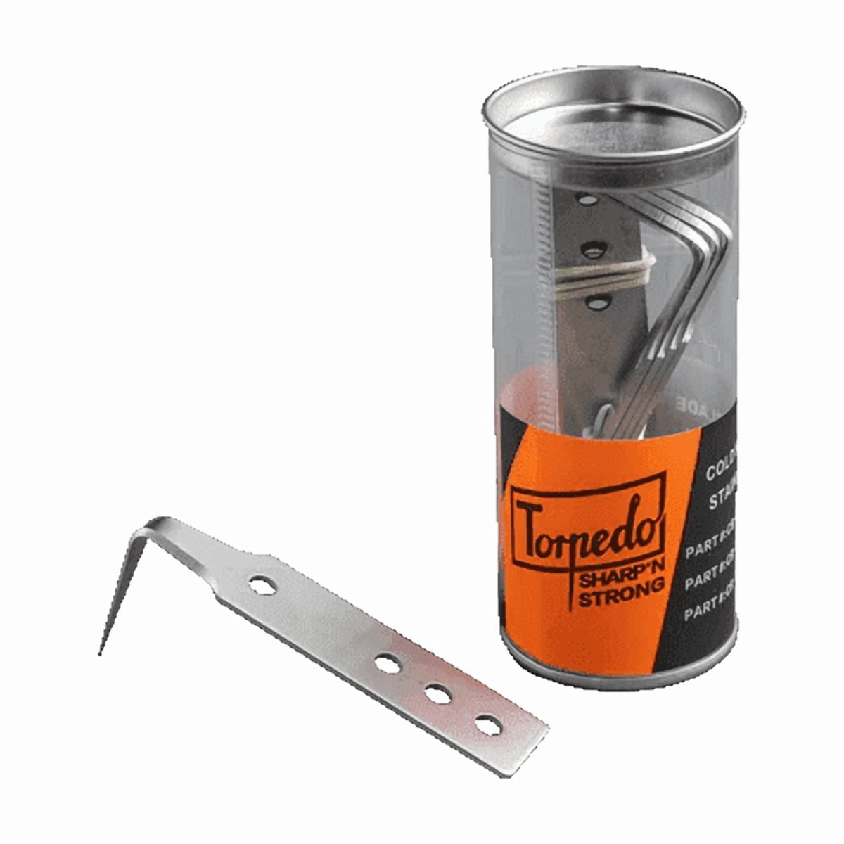 Torpedo Cold Knife Blades 1.5 Inch (1 & 1/2”), 10-Pack - Stainless Steel Windshield Removal Blades, CB-150