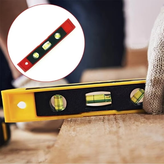 Torpedo Level Small Magnetic Measuring Tool Wall Alignment Balancing Device Random Hue 1 Pc Picture Hanging Tool with Level