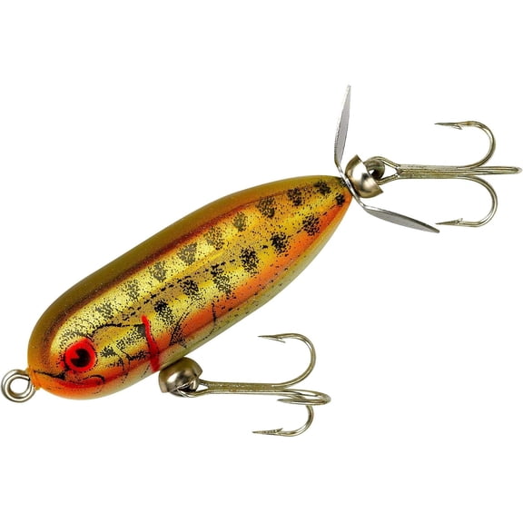 Torpedo Prop-Bait Topwater Fishing Lure with Spinner Action