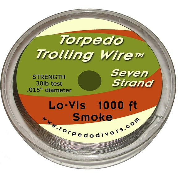 Torpedo Trolling Wire 7-Strand 1000ft