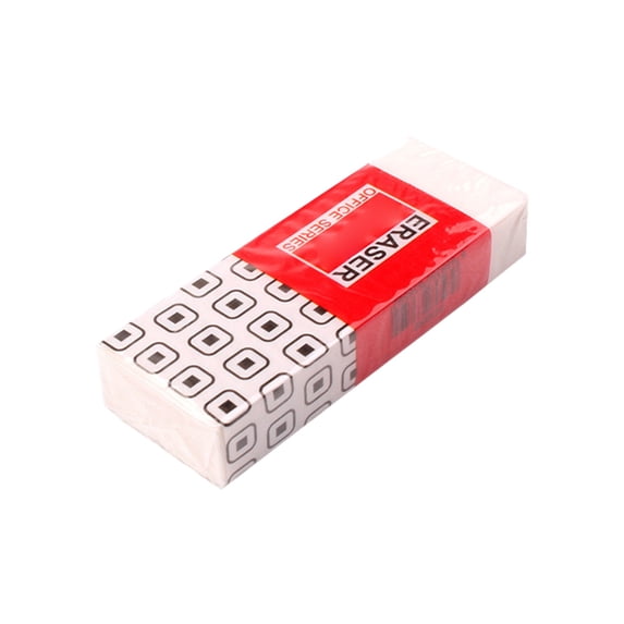 Torqee Hub White Pencil Eraser,Rectangular Rubber Correction Eraser for Office,Drafting & Craft Work