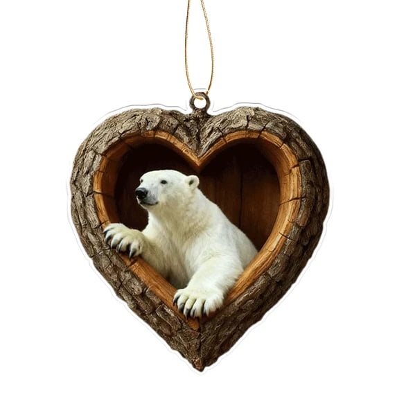 Torqee Xmas Decorations Clearance only $1,Animal Christmas Ornament Animal Decoration 11 Styles 2D Acrylic Flat Animal Ornaments For Christmas Tree Home & Festival Decoration