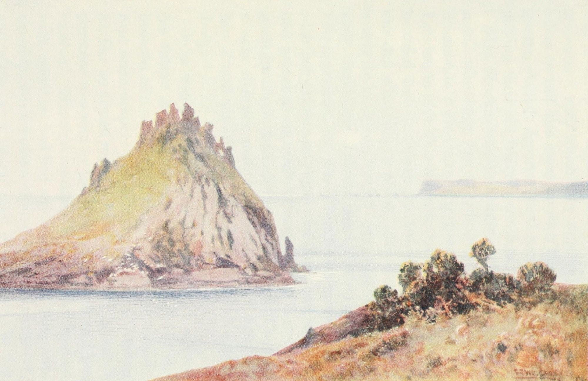 Torquay 1920 Thatcher Stone Torbay Canvas Art - Frederick J Widgery (18 x 24)