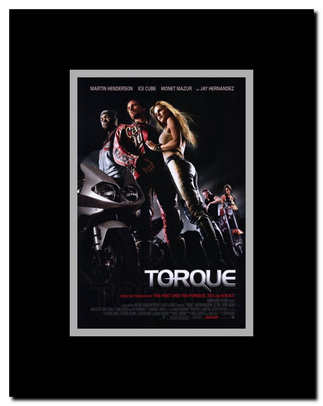 Torque Framed Movie Poster