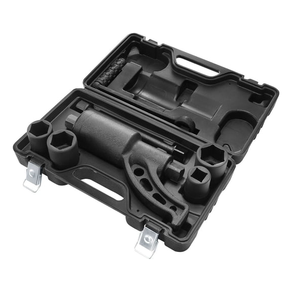 Torque Multiplier Wrench Set - 1 Inch Drive 4800N.m - Heavy Duty Lug Nut Remover with 4 Sockets & Case - for Trucks, RVs, Trailers