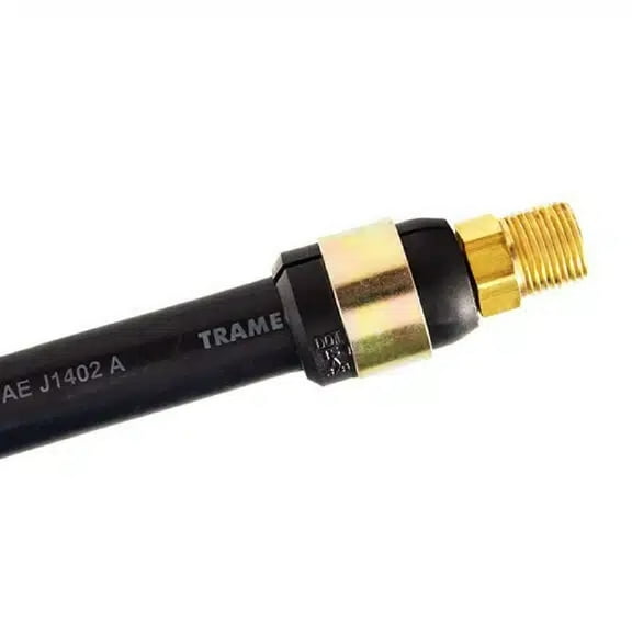 Torque Rubber Air Line Air Hose End Quick Repair Swivel Kit for Truck and Trailers, 3/8" NPT Male Fittings, Pneumatic Replacement Fittings for 3/8'' Air Line Hoses