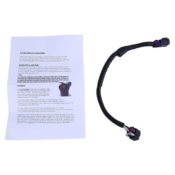 Torque Rush X-Link Throttle Body Module for LS2/LS3/LS7 8 Pin to 6 Pin DBW Replaces E3200