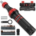 thumbnail image 1 of Torque Screwdriver 10-80 In.Lb, Inch Pound Torque Screwdriver Set with 1/4" Bit Holder, Flat, Hex, Torx and Philips Bits,Suitable for DIY Bicycle Maintenance, Pecision Tool,Mechanical, 1 of 7