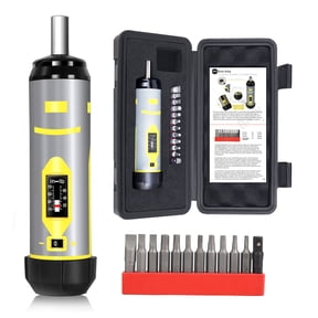 Torque Screwdriver Set 10-70 in-lb Adjustable Torque Driver with 12 S2 Bits, Click-Type Inch Pound Torque Wrench for Precision Electronics, Scope Mounting, Equipment Repair