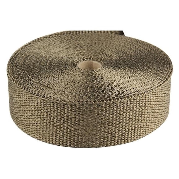 Torque Solution 2 in. x 50 ft. Universal Exhaust Wrap, Lava