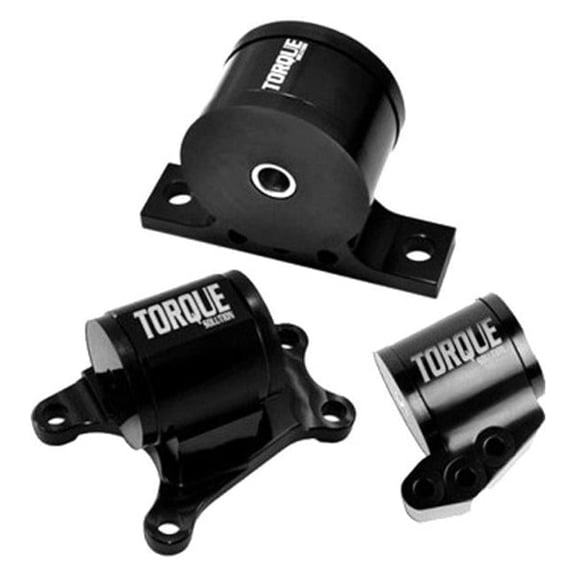 Torque Solution Billet Aluminum Engine Mount Kit - Mitsubishi Evolution VII-IX 2001-2006 - 3 Piece