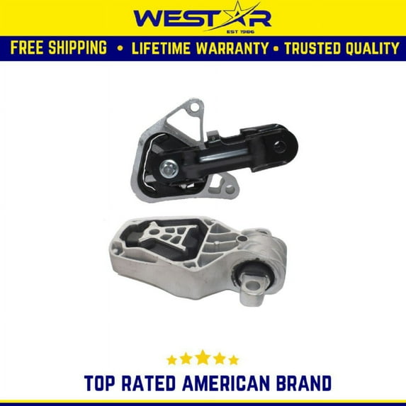 Torque Strut Mount 2PCS Set Compatible for Mercedes-Benz B250/ CLA250/ CLA45 AMG 2.0L Replaces 9867 9866