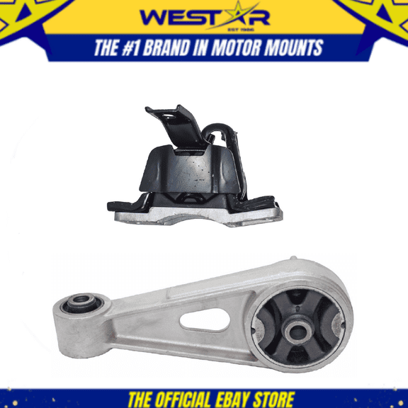 Torque Strut & Trans Mount 2PCS Fit 14-15 Chevrolet Spark 1.2L-L4 for Auto Trans