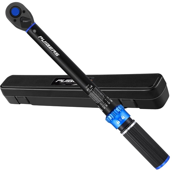 Torque Wrench 3/8 drive, 3/8 Inch Drive Click Torque Wrench Moto 5-50 FT.LB/6.8-67.8 Nm,Dual-Direction Adjustable 72 Tooth,Torque Wrenches Mechanic Tools for Bike, Motorcycle and Car Repair