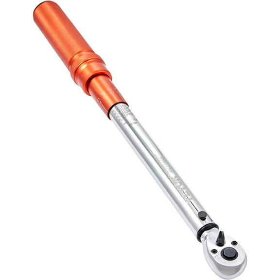 Torque Wrench, Mechanical Dual-Range Torque Wrench Set 3/8" Drive, 10-80ft.lb/14-110N.m, Click-Type Adjustable Wrench with Extension Rod & Adapters