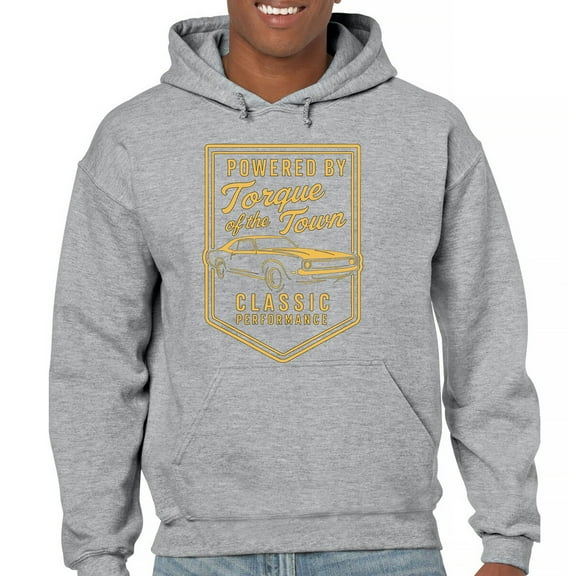 Torque of the Town Sweatshirt Classic American Muscle Car Performance Vintage Retro Legend V8 Street Racing Hoodie