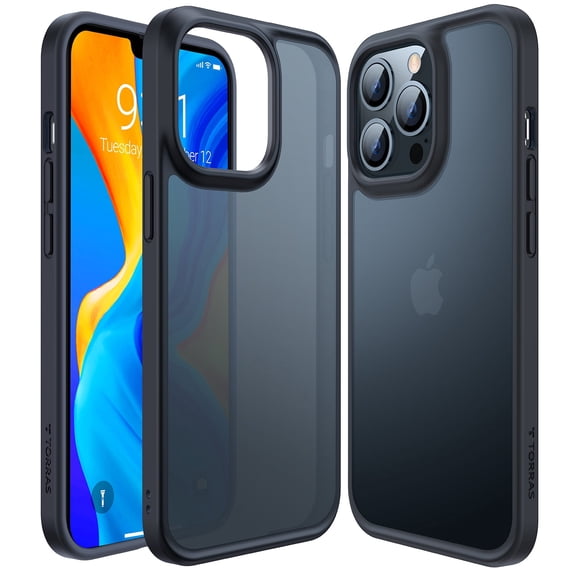 Torras iPhone 13 Pro Phone Case, Guardian Series, Black, 1 Each