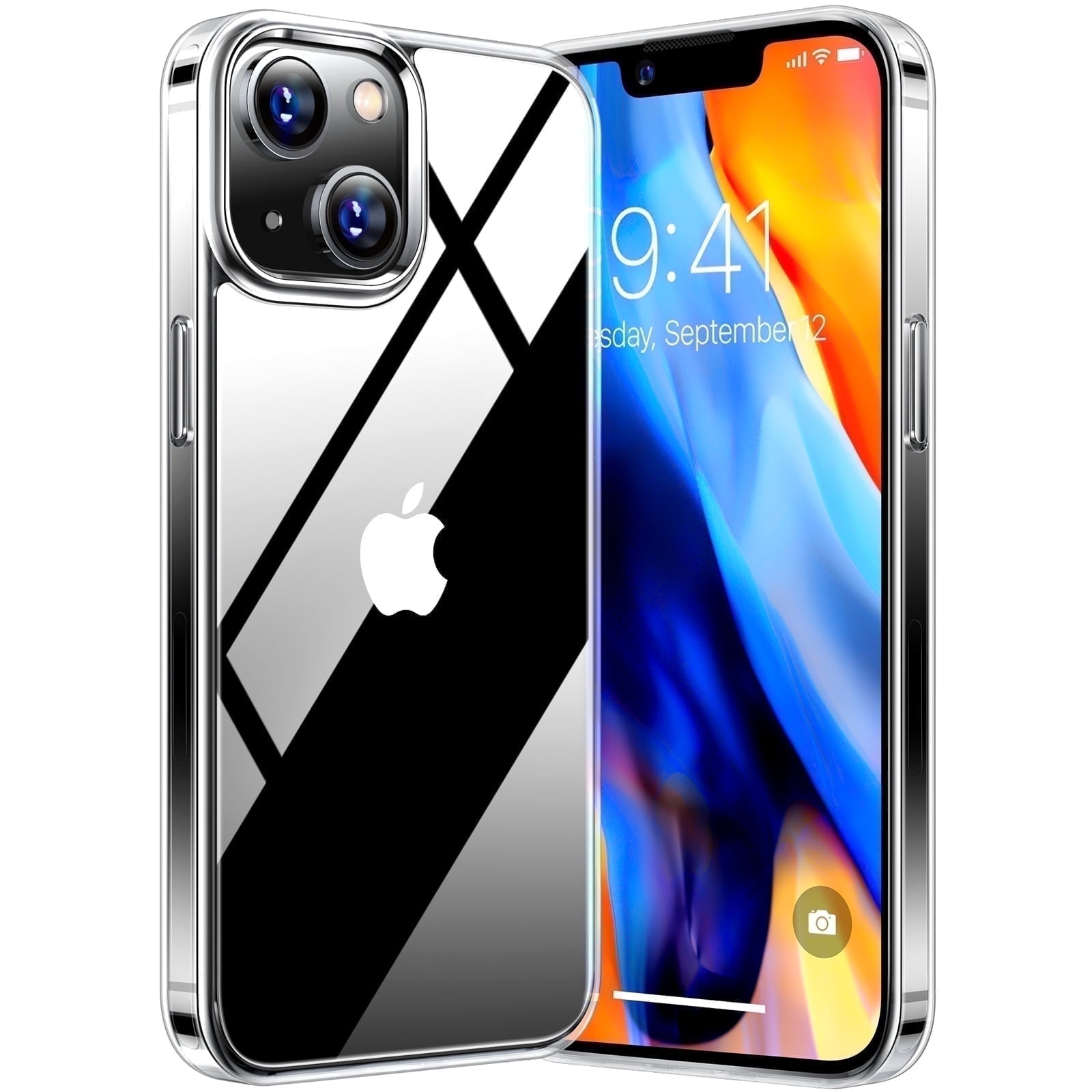 Torras iPhone 13 & iPhone 14 Phone Case, Diamond Series, Clear, 1 Each