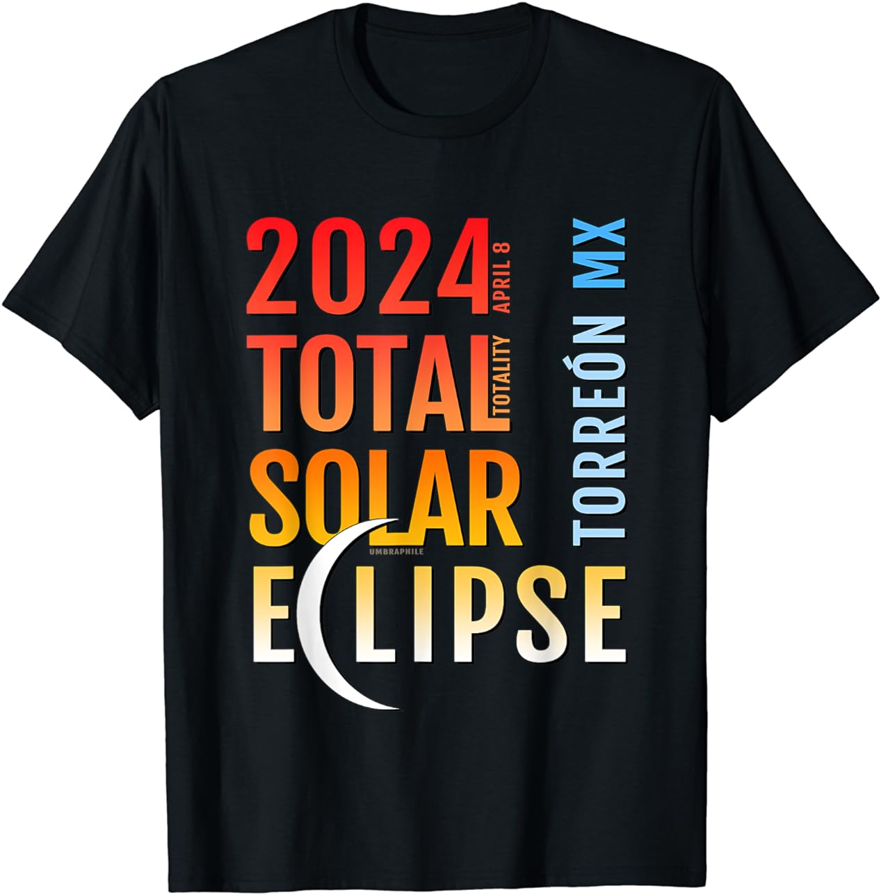 Torre璐竛 Coahuila Mexico MX Total Solar Eclipse 2024 5 TShirt