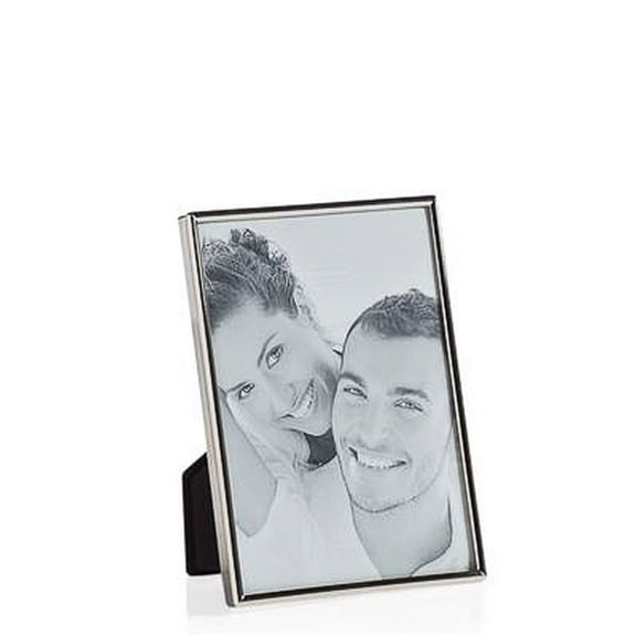 Torre & Tagus Lino Silver Trim Frame - 5"x7", Metal