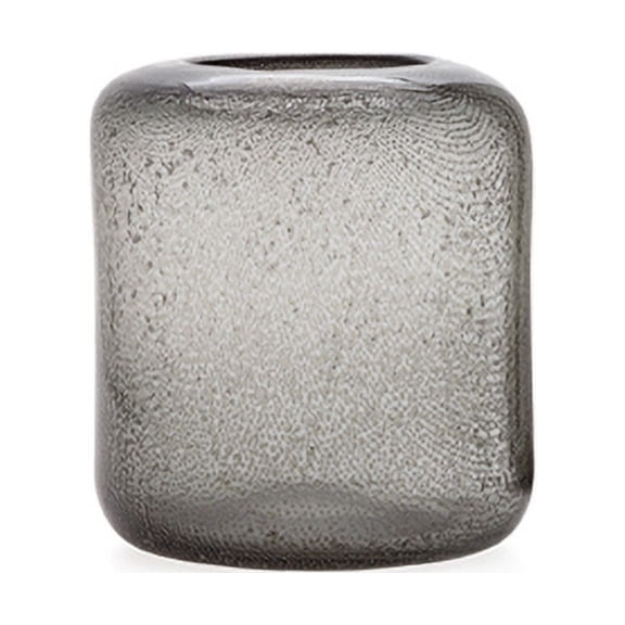 Torre & Tagus Novis Glass Bubble Vase Wide - Smoke