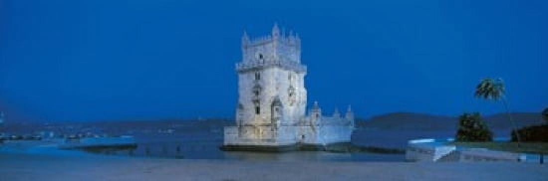 Torre de Belem Lisbon Portugal Canvas Art - Panoramic Images (36 x 12)