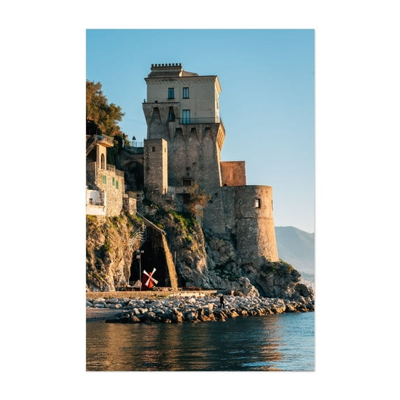 Torre di Cetara - Cetara Campania Italy Photography Unframed Wall Art Print 12 x 18 inches