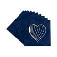 thumbnail image 1 of Torrent Suede Acid Free 7x7 Heart Picture Frame Mat with White Core Bevel Cut for 4x5 Pictures -, 1 of 3
