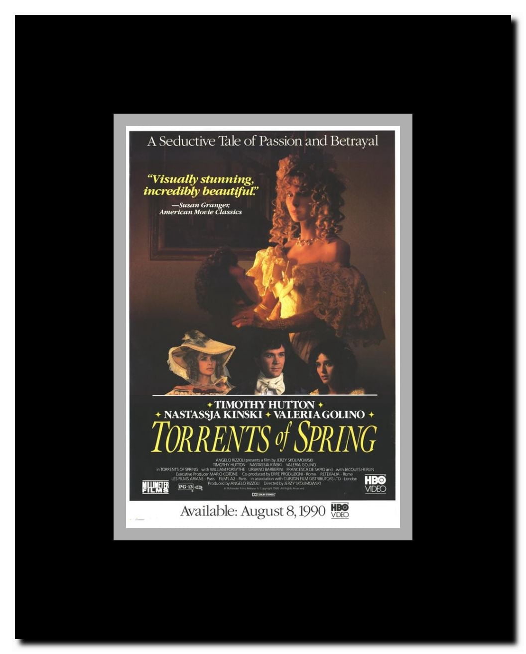 Torrents of Spring Framed Movie Poster