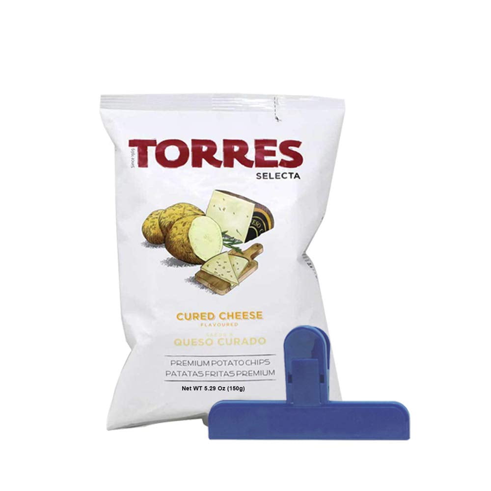 Torres Cured Potato Chips GIFT WORLD BAG CLIP OldFashioned