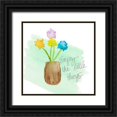 thumbnail image 1 of Torres, Melanie 12x12 Black Ornate Wood Framed with Double Matting Museum Art Print Titled - Enjoy The Little Things, 1 of 4