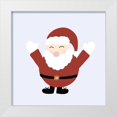 thumbnail image 1 of Torres, Melanie 12x12 White Modern Wood Framed Museum Art Print Titled - Jolly Santa, 1 of 4
