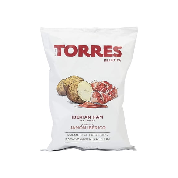 Torres Selecta Spanish Ibrico Ham Potato Crisps, 150g