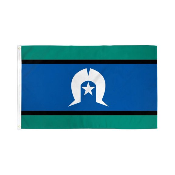 Torres Strait Islander Flag 3x5ft Poly