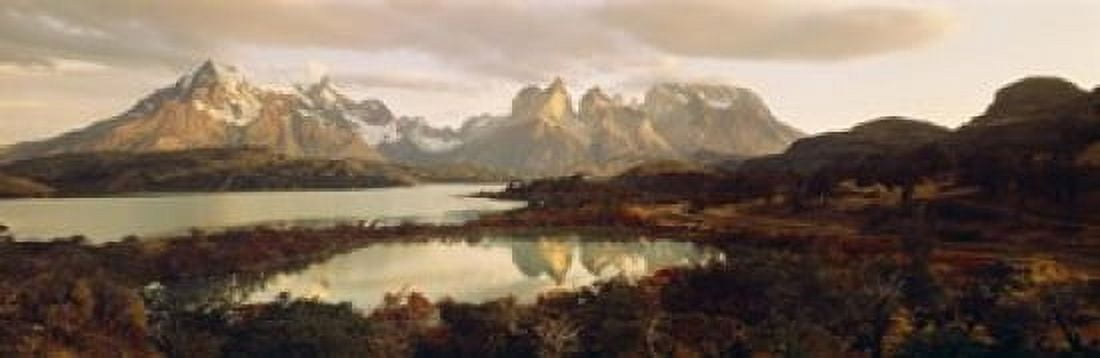 Torres del Paine National Park Chile Canvas Art - Panoramic Images (18 x 6)