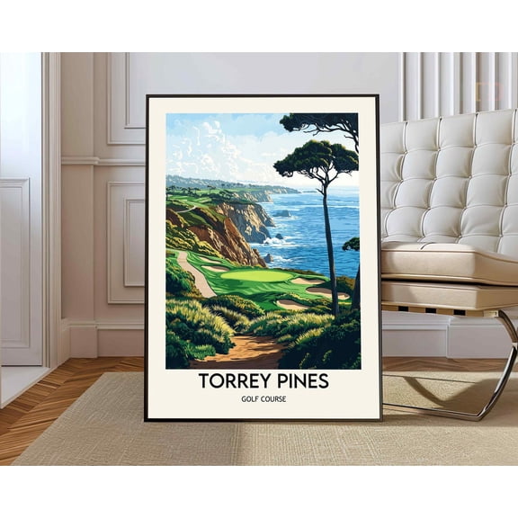 Torrey Pines San Diego Poster Unframed Paper Print