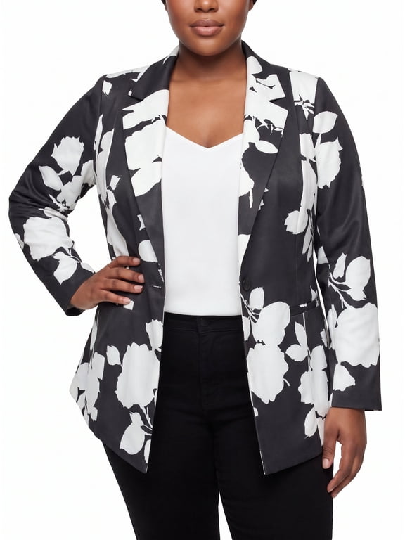 Women's Plus Size Studio Crepe Blazer