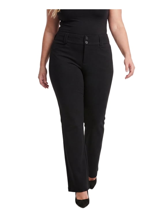 Women's Plus Size Studio Trouser Bootcut Ponte Pant