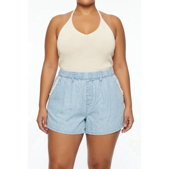Torrid Women's Shorts Blue Plus Size