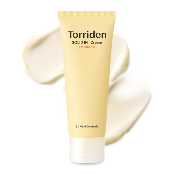 Torriden SOLID-IN Ceramide Cream 70ml (2.36 fl oz) Lightweight Facial Moisturizer with 5 Ceramides, Panthenol & Allantoin for Skin Barrier Care