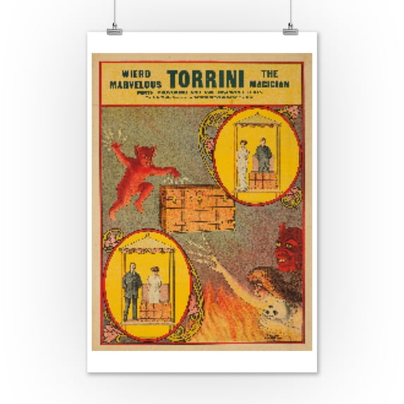 Torrini Vintage Poster USA c. 1895 (12x18 Art Print, Wall Decor Travel Poster)